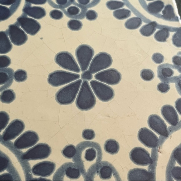 Mexican Hand Painted Terra-Cotta Talavera Vintage Tiles Set of 4 - Picture 14 of 16